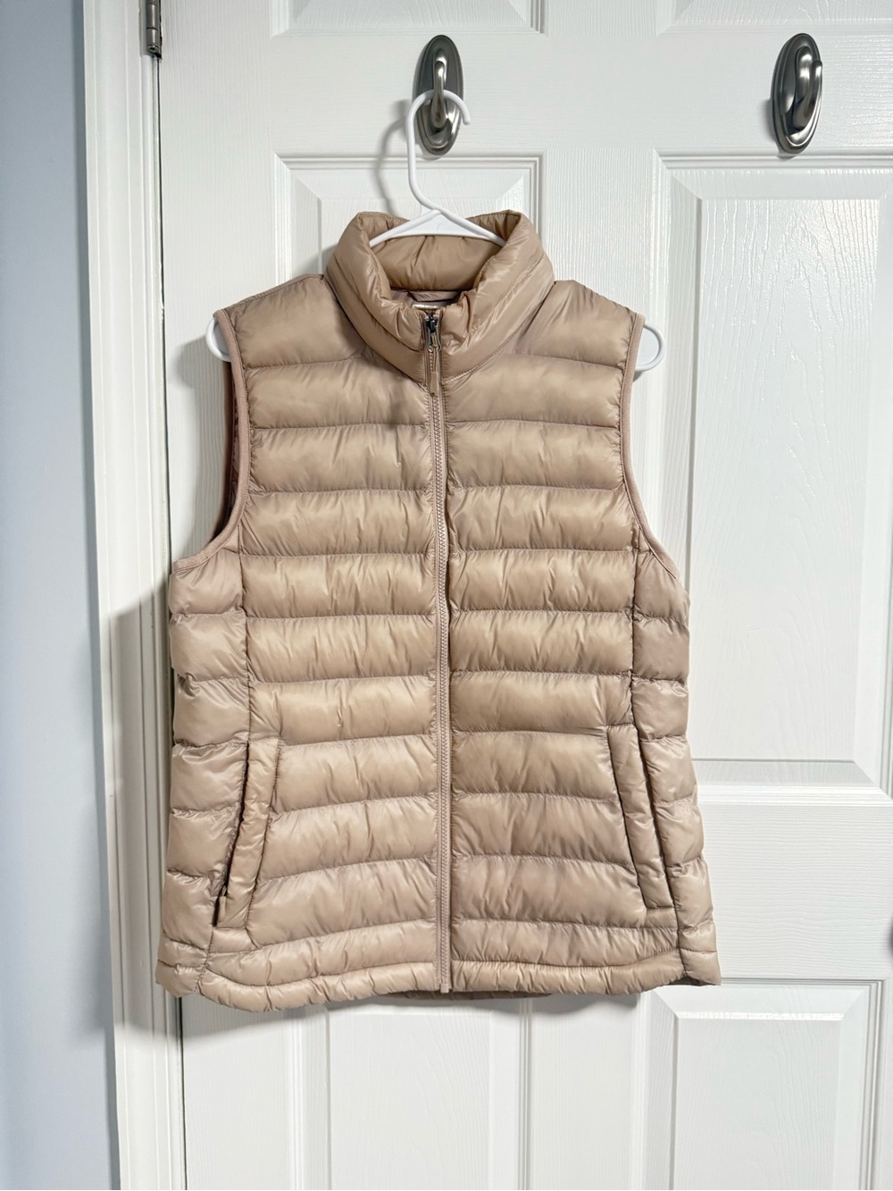 32 Degrees Women's Quilted Packable Vest in Beige
